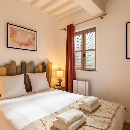 La Vague - Breath Of Freshness In Center Of Honfleur - Free Parking 550M Apartment ภายนอก รูปภาพ
