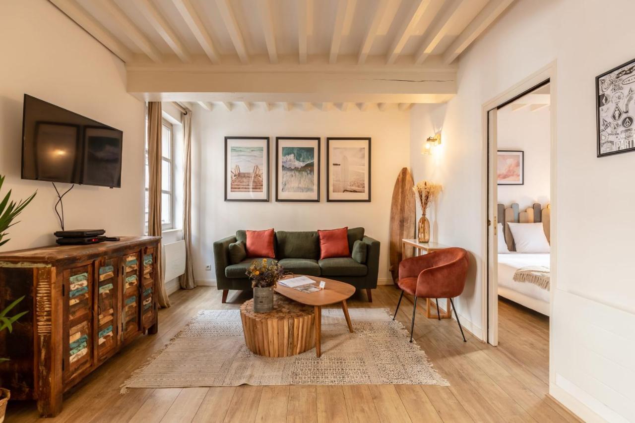 La Vague - Breath Of Freshness In Center Of Honfleur - Free Parking 550M Apartment ภายนอก รูปภาพ